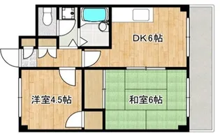 第14サンライズイトウ【2階】の間取り