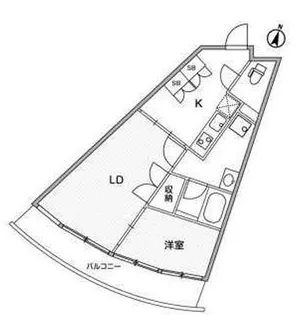 GranDuo代々木2【3階】の間取り