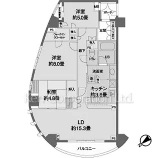 カスタリア池袋【14階】の間取り