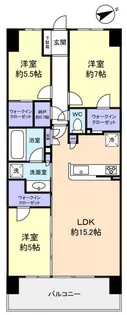 シティテラス八千代緑が丘ステーションコート【8階】の間取り