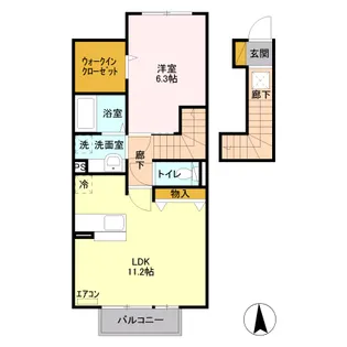 グレース・テクノ【2階】の間取り