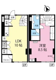 LE VENT/ル・ヴォンの間取り