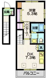 メゾンアヴェニール武蔵新田【2階】の間取り