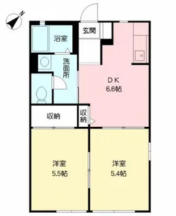 レジデンスM【1階】の間取り