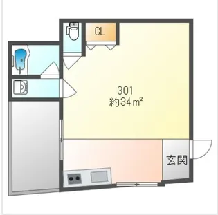 塙ビル【3階】の間取り