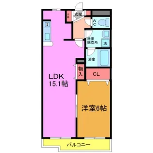 ROI市川妙典【1階】の間取り
