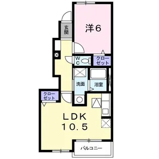 フィオーレ【1階】の間取り