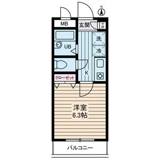 パルムドールハイム【2階】の間取り
