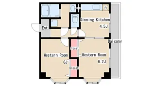 メゾン・ヌーベルみゆき【2階】の間取り
