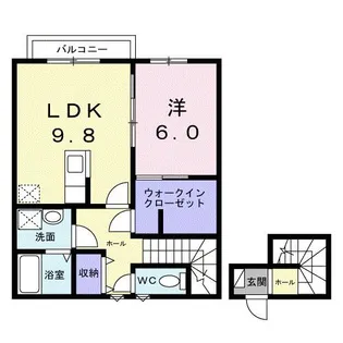アリエッタ A【2階】の間取り