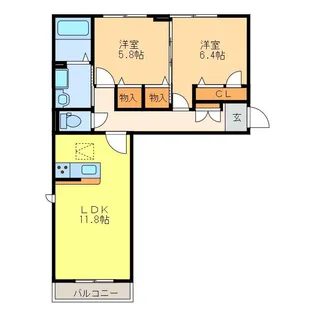 Maison Akira【2階】の間取り