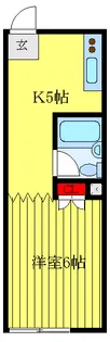 コーポキサト【2階】の間取り