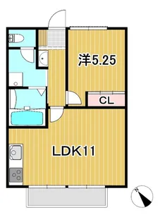 CASA WINII【2階】の間取り