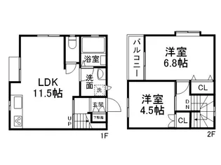 グランマルセイ寺内町【1階】の間取り