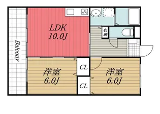 ラ・フィーネ【3階】の間取り