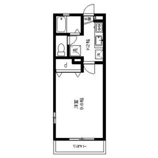 アヴニール萩野町【1階】の間取り