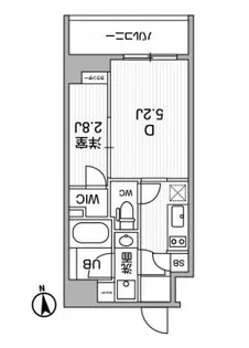 ALTERNA東池袋【3階】の間取り