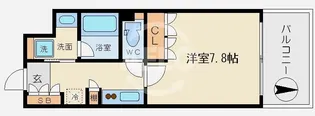 アーバネックス心斎橋【6階】の間取り