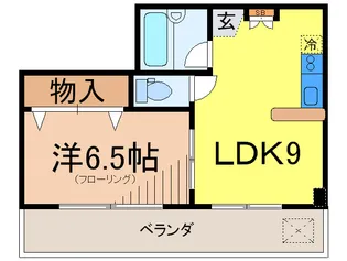 レジ-ナ-マンション【3階】の間取り