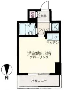 ハイシティ本郷菊坂【6階】の間取り