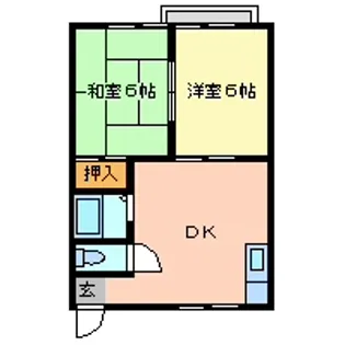 グランデール四季【2階】の間取り
