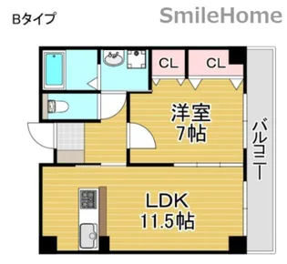 ボーチェ【2階】の間取り