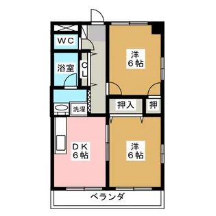 アメニティーシャトー並柳【1階】の間取り