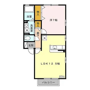 第3明清ハイツ E【2階】の間取り