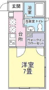 レナラ北沢【1階】の間取り