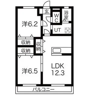 スプランディードミユキ【2階】の間取り
