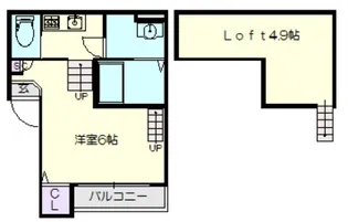 アークラヴィータ【1階】の間取り