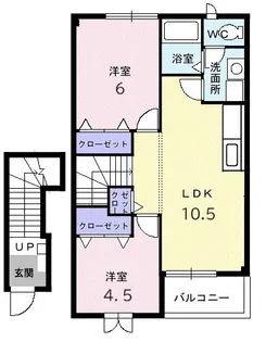 アルトポンテ【2階】の間取り