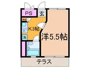 ライオンズマンション武蔵新城駅前【1階】の間取り