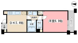 パインフィールド洛東【2階】の間取り