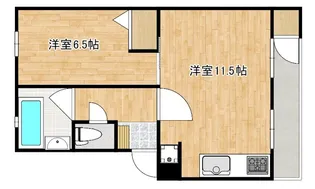 コーポ時枝【5階】の間取り