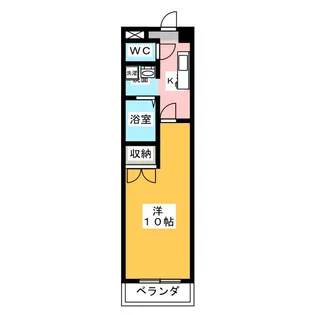 江戸橋利平治マンション【3階】の間取り