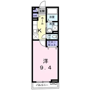 ハノン カンタービレ【2階】の間取り
