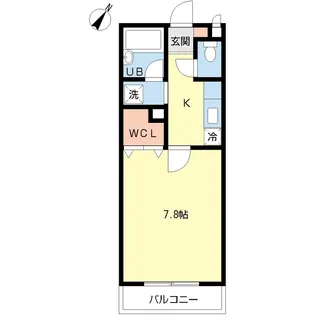mistral【2階】の間取り