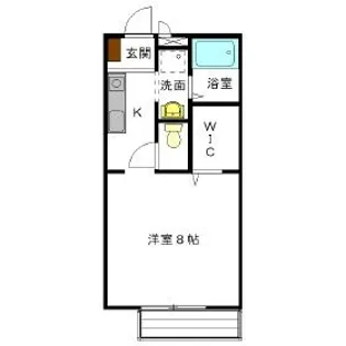 ペアパレス【1階】の間取り
