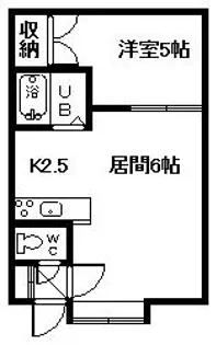 ロイヤルタウンE棟【1階】の間取り