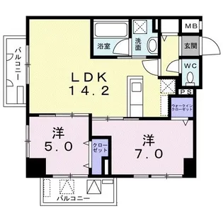 グラン・メゾンK【3階】の間取り