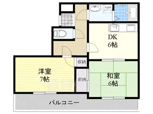 ファミール朝田【3階】の間取り