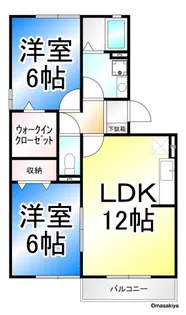 ライジング・エム【2階】の間取り