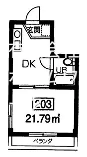 ヘリオス相互378方南町パートI【2階】の間取り
