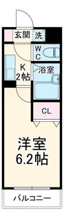 川口プラザD【2階】の間取り