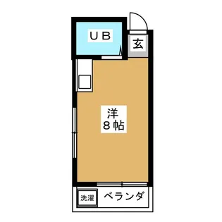 ヴェルヴィ旗の台【2階】の間取り
