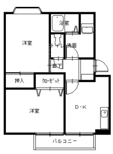 プランタン浅間【1階】の間取り