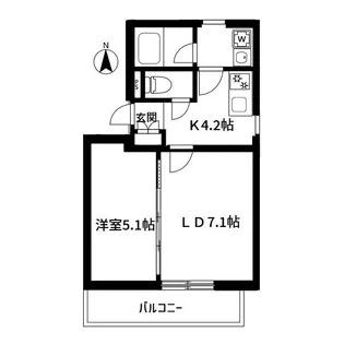KI-418【5階】の間取り