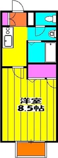 グリーンコート岡田【2階】の間取り