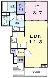 セロリー【1階】の間取り